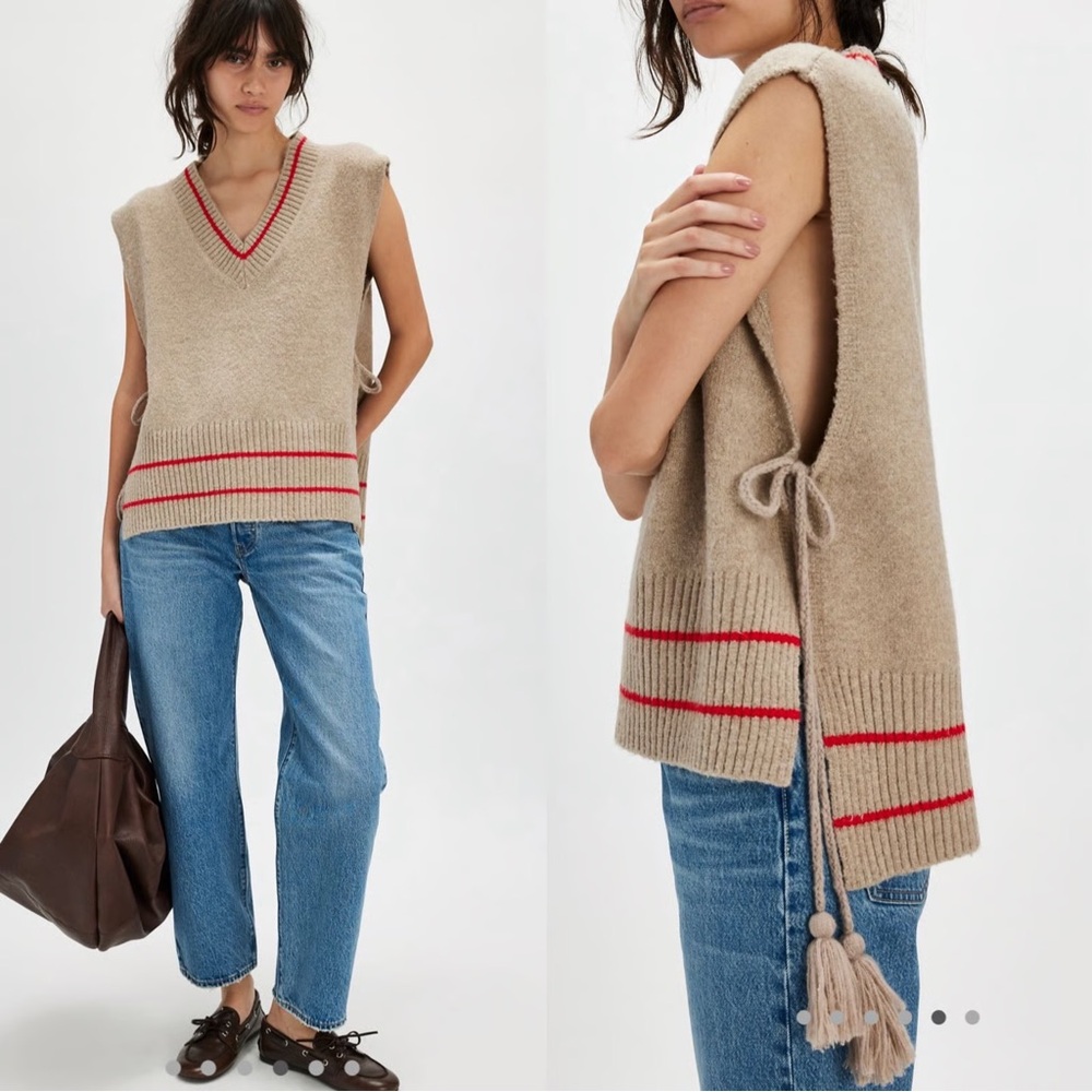 Free People All Star Stripe Poncho